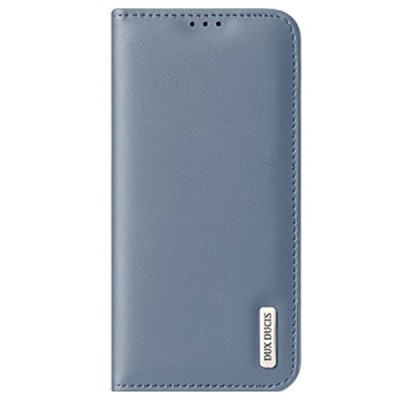 „Dux Ducis“ Hivo serijos Samsung Galaxy S22 Ultra 5G (SM-S908X) mėlynas odinis atverčiamas dėklas | Priedai.lt