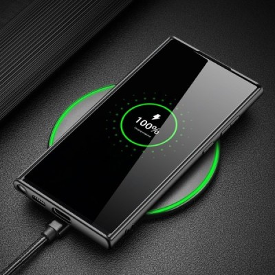 Samsung Galaxy S22 Ultra 5G (SM-S908X) „Dux Ducis“ Fino juodas dėklas - nugarėlė | Priedai.lt