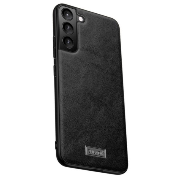 „Sulada“ Leather kaaned - must (Galaxy S22 5G)