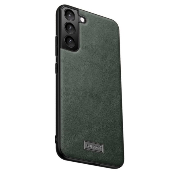 „Sulada“ Leather kaaned - roheline (Galaxy S22 5G)