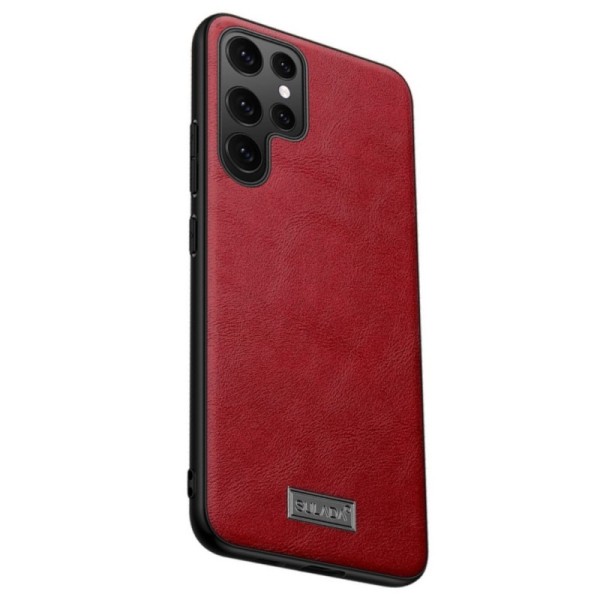 „Sulada“ Leather kaaned - punane (Galaxy S22 Ultra 5G)