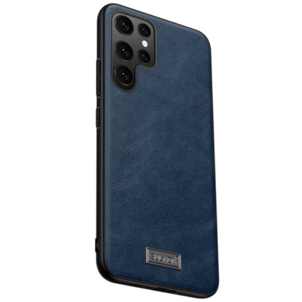„Sulada“ Leather kaaned - sinine (Galaxy S22 Ultra 5G)