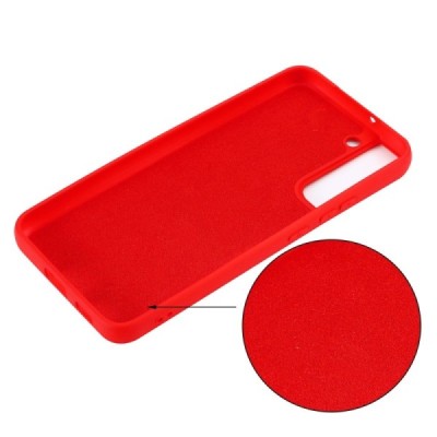 Samsung Galaxy S22 5G (SM-S901X) Shell kieto silikono (TPU) dėklas raudonas - nugarėlė | Priedai.lt
