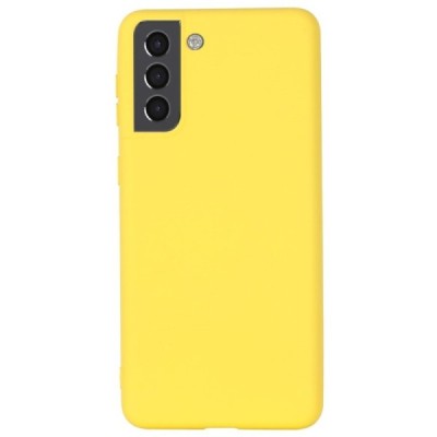 Samsung Galaxy S22 5G (SM-S901X) Shell kieto silikono (TPU) dėklas geltonas - nugarėlė | Priedai.lt