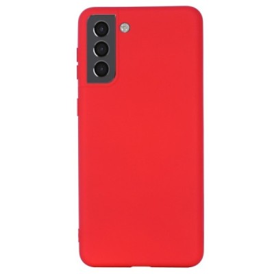 Samsung Galaxy S22+ 5G (SM-S906X) Shell kieto silikono (TPU) dėklas raudonas - nugarėlė | Priedai.lt