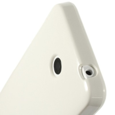 Nokia Lumia 635 Mercury baltas kieto silikono tpu dėklas - nugarėlė / Priedai.lt
