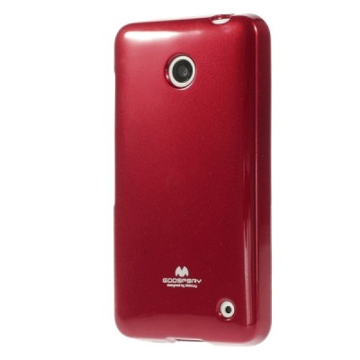 Nokia Lumia 635 Mercury raudonas kieto silikono tpu dėklas - nugarėlė / Priedai.lt