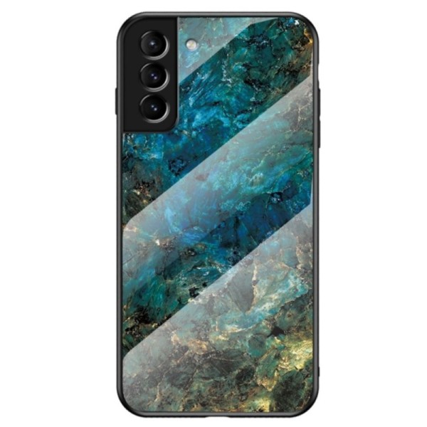 „Marble“ Kõva silikoon (TPU) kaaned - sinine (Galaxy S22 5G)