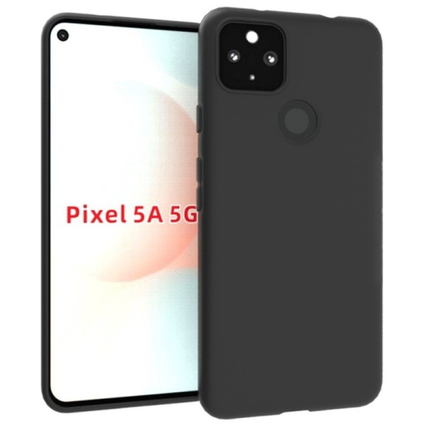 Kõva silikoon (TPU) kaaned - must (Pixel 5A 5G)