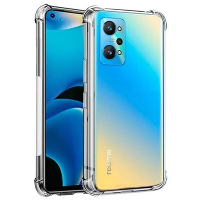Realme GT Neo2 sustiprintos apsaugos kieto silikono TPU skaidrus dėklas - nugarėlė | Priedai.lt