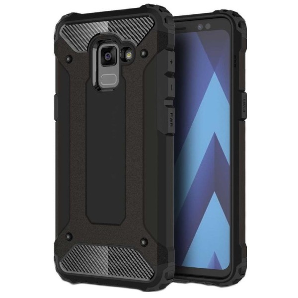 Tugevdatud turvalisus kaaned - must (Galaxy A8 2018)