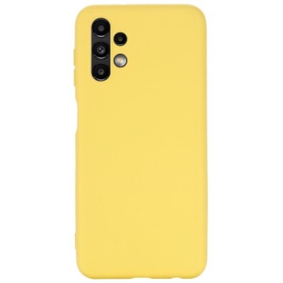 Samsung Galaxy A13 4G (SM-A135F, SM-A137F) Shell kieto silikono TPU geltonas dėklas - nugarėlė | Priedai.lt