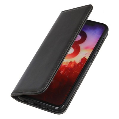 OnePlus Nord CE 2 „Split“ juodas odinis atverčiamas dėklas - knygutė | Priedai.lt