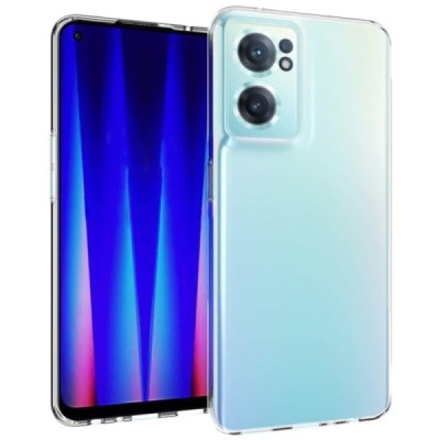 OnePlus Nord CE 2 kieto silikono TPU skaidrus dėklas - nugarėlė | Priedai.lt
