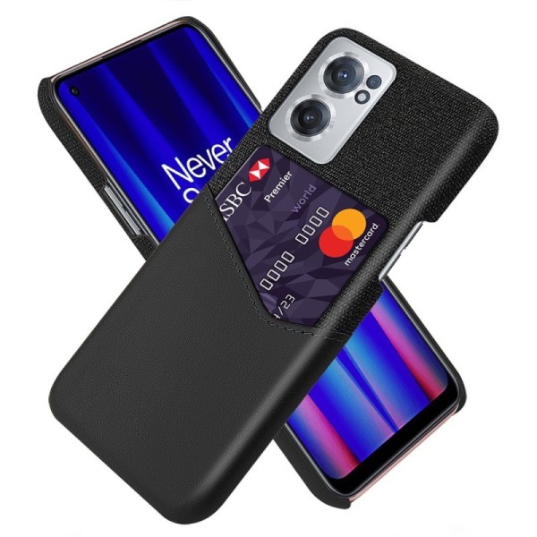 „KSQ“ Shell kaaned taskuga - must (OnePlus Nord CE 2)