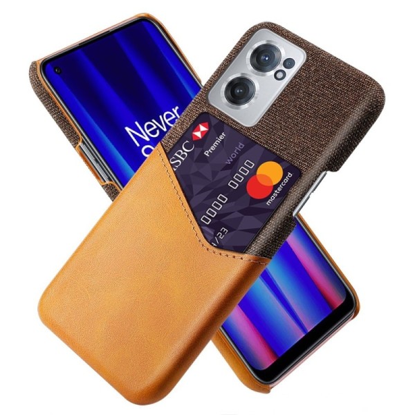 „KSQ“ Shell kaaned taskuga - pruun (OnePlus Nord CE 2)