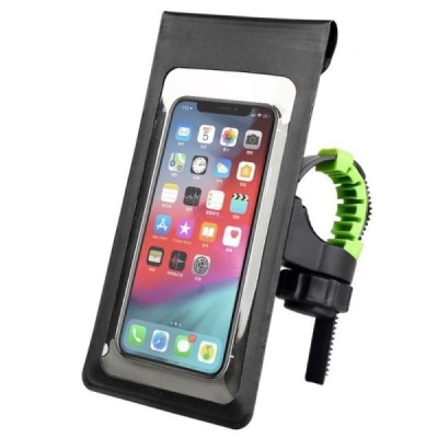Handlebar juodas vandeniui atsparus dviračio dėklas - įmautė (XL+) | Priedai.LT