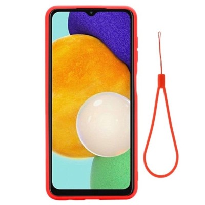 Samsung Galaxy A13 5G (A04s) Shell kieto silikono TPU raudonas dėklas - nugarėlė | Priedai.lt