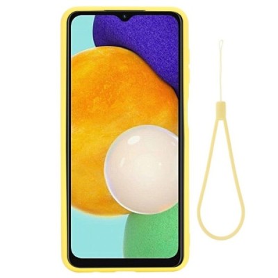 Samsung Galaxy A13 5G (A04s) Shell kieto silikono TPU geltonas dėklas - nugarėlė | Priedai.lt