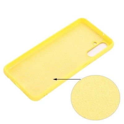 Samsung Galaxy A13 5G (A04s) Shell kieto silikono TPU geltonas dėklas - nugarėlė | Priedai.lt