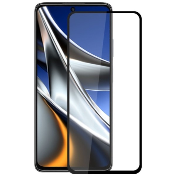 „Mocolo“ Tempered Glass kaitsev ekraaniklaas 2.5D - must (Poco X4 Pro)