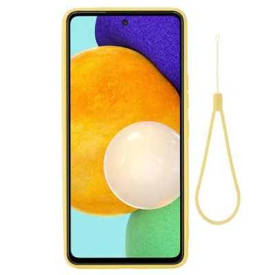 Samsung Galaxy A53 5G (SM-A536B) Shell kieto silikono TPU geltonas dėklas - nugarėlė | Priedai.lt