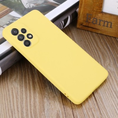 Samsung Galaxy A53 5G (SM-A536B) Shell kieto silikono TPU geltonas dėklas - nugarėlė | Priedai.lt