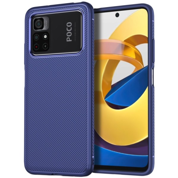 „Jazz“ Kõva silikoon (TPU) kaaned - sinine (Poco X4 Pro)