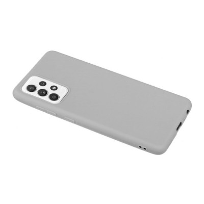 Samsung Galaxy A53 5G (SM-A536B) kieto silikono (TPU) dėklas pilkas - nugarėlė | Priedai.lt