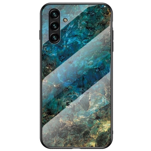 „Marble“ Kõva silikoon (TPU) kaaned - sinine (Galaxy A13 5G / A04s)