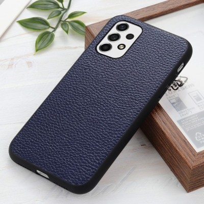 „Deluxe Leather“ Samsung Galaxy A53 5G (SM-A536B) mėlynas odinis dėklas | Priedai.lt