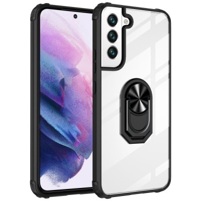 Samsung Galaxy A13 5G (A04s) „Fashion“ Kickstand kieto silikono TPU skaidrus dėklas - nugarėlė | Priedai.lt