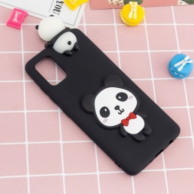 Samsung Galaxy A53 5G (SM-A536B) „Squezy“ Panda kieto silikono TPU juodas dėklas - nugarėlė | Priedai.lt