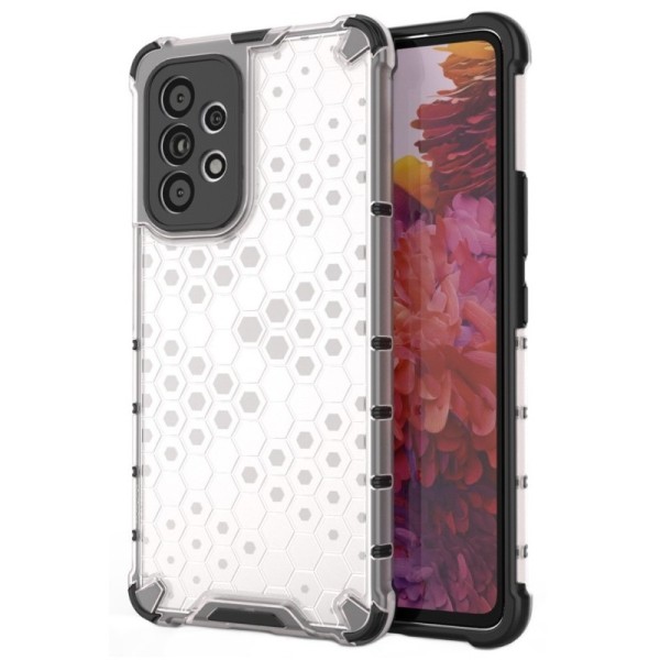 „Honeycomb“ Tugevdatud turvalisus kaaned - läbipaistev (Galaxy A53)