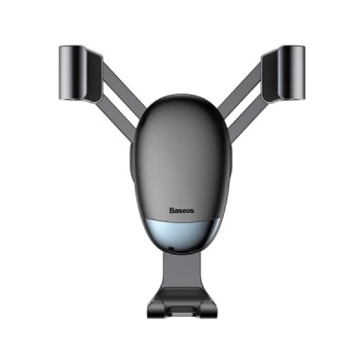 „Baseus“ Mini Gravity automobilinis telefono laikiklis (į groteles) - juodas | Priedai.lt
