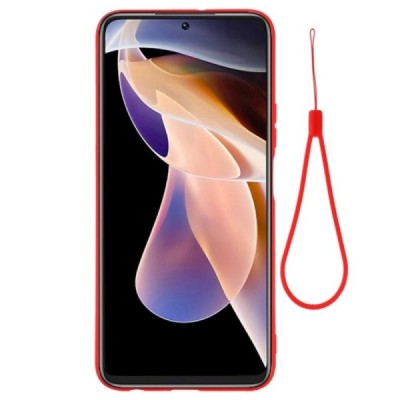 Xiaomi Redmi Note 11 Pro+ Shell kieto silikono TPU raudonas dėklas - nugarėlė | Priedai.lt