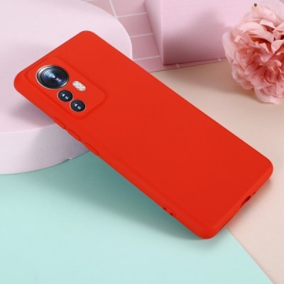 Xiaomi 12 Pro Shell kieto silikono TPU raudonas dėklas - nugarėlė | Priedai.lt