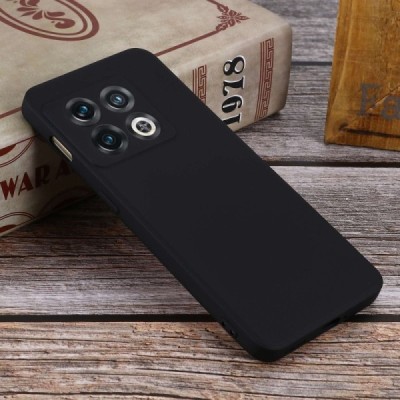 OnePlus 10 Pro Shell kieto silikono TPU juodas dėklas - nugarėlė | Priedai.lt