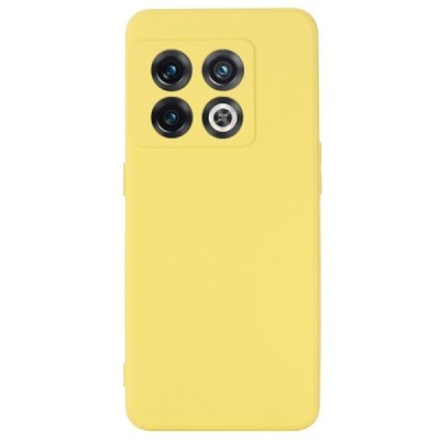 OnePlus 10 Pro Shell kieto silikono TPU geltonas dėklas - nugarėlė | Priedai.lt