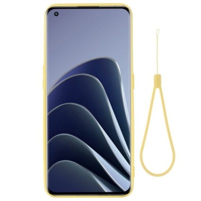 OnePlus 10 Pro Shell kieto silikono TPU geltonas dėklas - nugarėlė | Priedai.lt