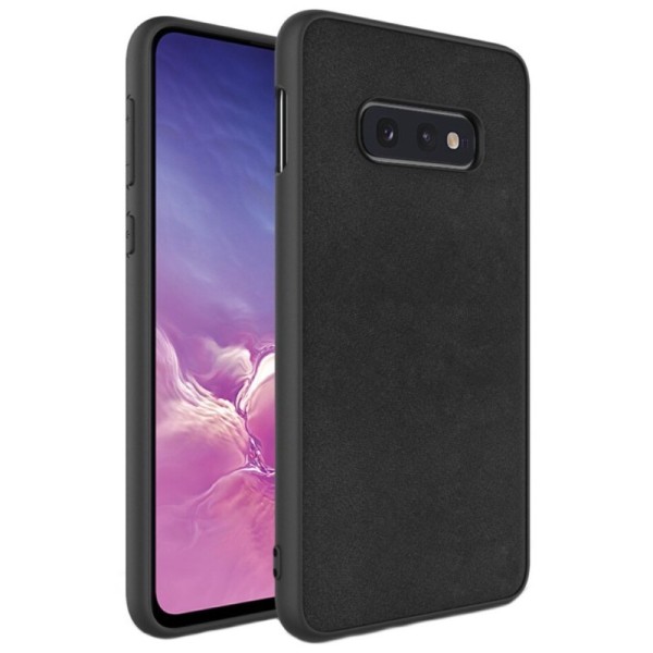 „Imak“ Skin Leather kaaned - must (Galaxy S10e)