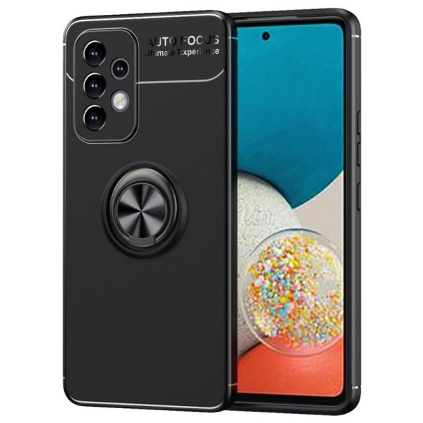 „Ring“ Kickstand (TPU) kaaned - must (Galaxy A33 5G)