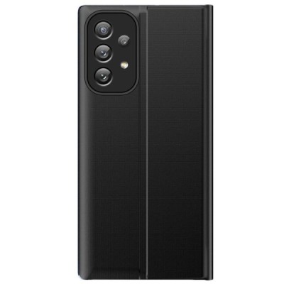 Samsung Galaxy A33 5G (SM-A336E) View Line juodas atverčiamas dėklas - knygutė | Priedai.lt