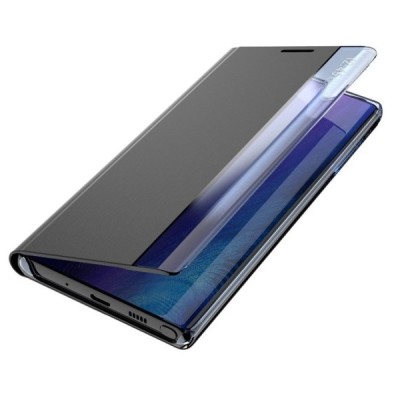 Samsung Galaxy A33 5G (SM-A336E) View Line juodas atverčiamas dėklas - knygutė | Priedai.lt