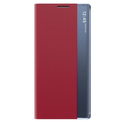 Samsung Galaxy A33 5G (SM-A336E) View Line raudonas atverčiamas dėklas - knygutė | Priedai.lt