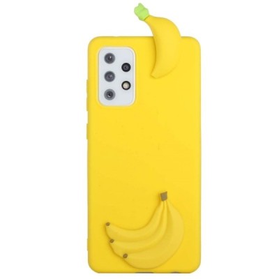 Samsung Galaxy A33 5G (SM-A336E) „Squezy“ Banana kieto silikono TPU geltonas dėklas - nugarėlė | Priedai.lt