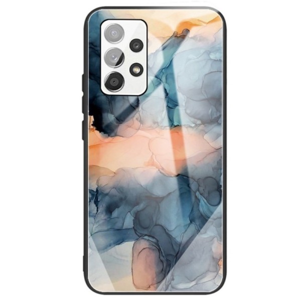 „Marble“ Pattern Kõva silikoon (TPU) kaaned - sinine (Galaxy A13 4G)