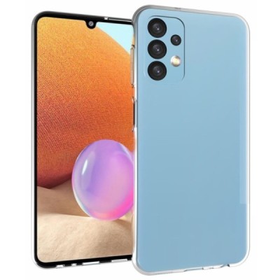 Samsung Galaxy A13 4G (SM-A135F, SM-A137F) kieto silikono TPU skaidrus dėklas - nugarėlė | Priedai.lt