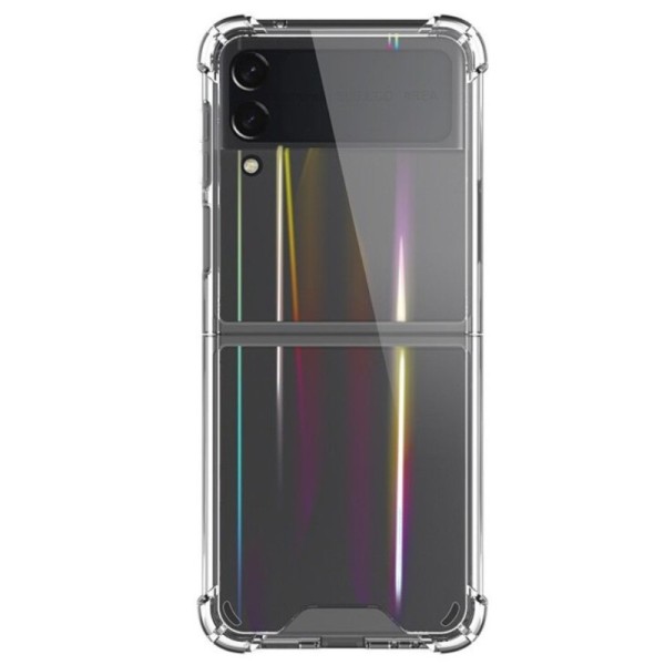 Tugevdatud turvalisus Kõva silikoon (TPU) kaaned - läbipaistev (Galaxy Z Flip3)
