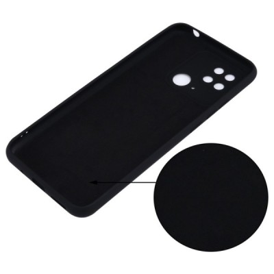 Xiaomi Redmi 10C Shell kieto silikono TPU juodas dėklas - nugarėlė | Priedai.lt
